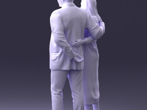 casual couple 0001 3d print ready 3Dプリントモデル