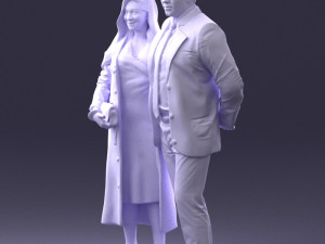 casual couple 0001 3d print ready 3Dプリントモデル
