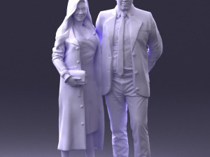 casual couple 0001 3d print ready 3Dプリントモデル