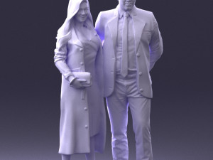 casual couple 0001 3d print ready 3Dプリントモデル