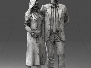 casual couple 0001 3d print ready 3Dプリントモデル