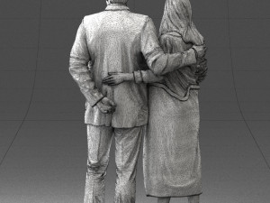 casual couple 0001 3d print ready 3Dプリントモデル
