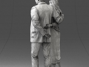 casual couple 0001 3d print ready 3Dプリントモデル