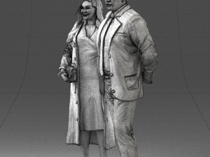casual couple 0001 3d print ready 3Dプリントモデル