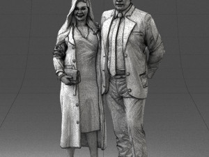 casual couple 0001 3d print ready 3Dプリントモデル
