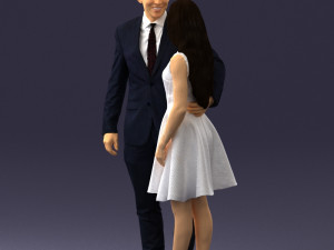 young couple 0002 3d print ready 3D-Druckmodell
