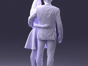 young couple 0002 3d print ready 3D-Druckmodell