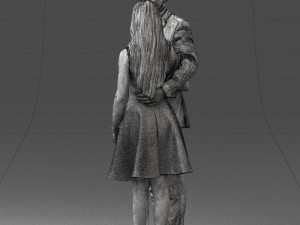 young couple 0002 3d print ready 3D-Druckmodell