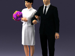 married couple 0012 3d print ready 3D प्रिंट मॉडल