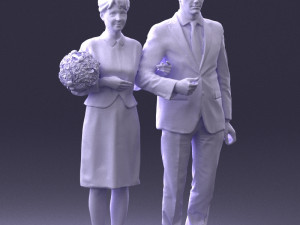 married couple 0012 3d print ready 3D प्रिंट मॉडल