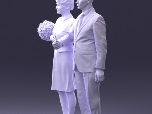 married couple 0012 3d print ready 3D प्रिंट मॉडल