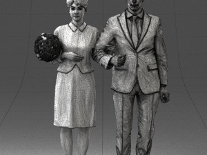 married couple 0012 3d print ready 3D प्रिंट मॉडल