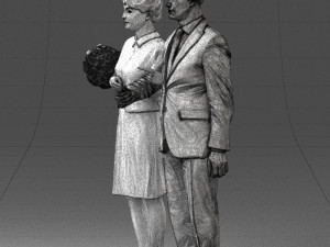married couple 0012 3d print ready 3D प्रिंट मॉडल
