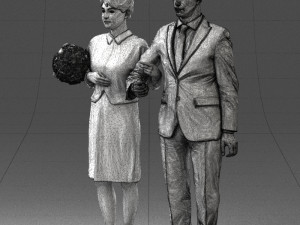 married couple 0012 3d print ready 3D प्रिंट मॉडल