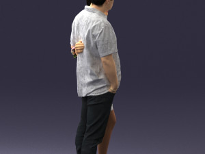 couplein casual wear 0016 3d print ready 3D 打印模型