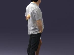 couplein casual wear 0016 3d print ready 3D Print Model