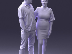 couplein casual wear 0016 3d print ready 3D 打印模型