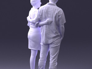 couplein casual wear 0016 3d print ready 3D 打印模型