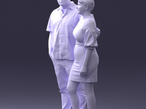 couplein casual wear 0016 3d print ready 3D 打印模型