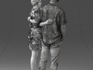 couplein casual wear 0016 3d print ready 3D 打印模型