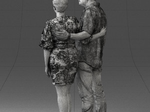 couplein casual wear 0016 3d print ready 3D 打印模型