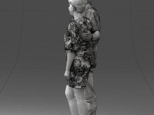 couplein casual wear 0016 3d print ready 3D 打印模型