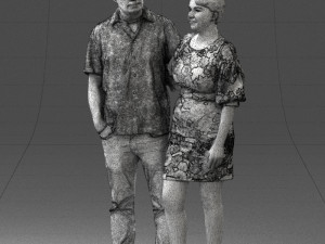 couplein casual wear 0016 3d print ready 3D 打印模型
