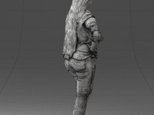 girl in pink sweater 0004 3d print ready Model Cetak 3D