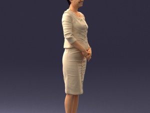 woman in dress 0010 3Dモデル