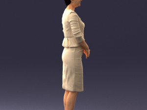 woman in dress 0010 3Dモデル