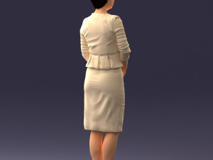 woman in dress 0010 3Dモデル