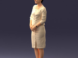 woman in dress 0010 3Dモデル