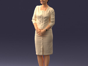 woman in dress 0010 3Dモデル