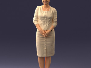 woman in dress 0010 3Dモデル