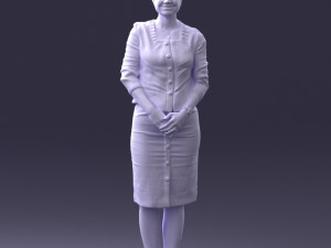 woman in dress 0010 3Dモデル