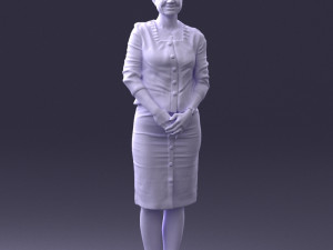 woman in dress 0010 3Dモデル