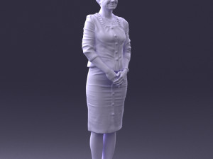 woman in dress 0010 3Dモデル