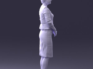 woman in dress 0010 3Dモデル