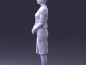 woman in dress 0010 3Dモデル