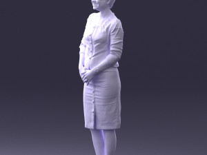 woman in dress 0010 3Dモデル