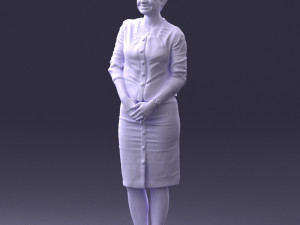 woman in dress 0010 3Dモデル