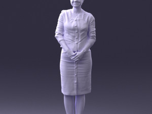 woman in dress 0010 3Dモデル
