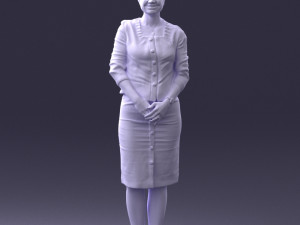 woman in dress 0010 3Dモデル