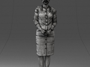 woman in dress 0010 3Dモデル