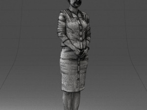 woman in dress 0010 3Dモデル