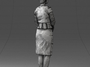 woman in dress 0010 3Dモデル