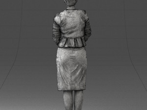 woman in dress 0010 3Dモデル