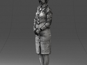 woman in dress 0010 3Dモデル