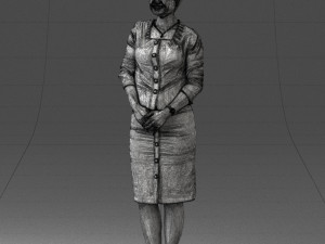 woman in dress 0010 3Dモデル
