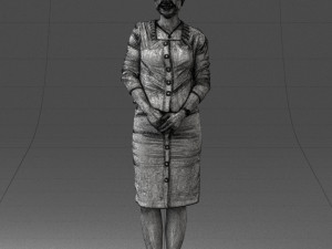 woman in dress 0010 3Dモデル